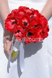 Our stock range is the most up to date current available on the market and are always looking to expand our range with fresh ideas. Red Real Touch Anemone Artificial Poppy Bridal Wedding Bouquet Wedding Bridal Bouquets Red Wedding Theme Poppy Bouquet