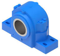 SAF-22526 Split Pillow Block Bearing - 4-7/16" Shaft Dia - 4 Bolt Mount