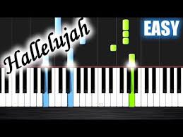 Hallelujah Slow Easy Piano Tutorial By Plutax Youtube