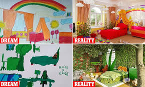 There are 171266 kids room drawing for sale on etsy, and they cost 24,15 $ on average. Kids Around The World Draw Up Their Dream Bedrooms And Grown Ups Turn Them Into Reality Daily Mail Online