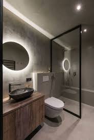 Monochromatic Apartment Located In Vilnius Lithuania Badkamer Badkamerideeen Badkamer Modern