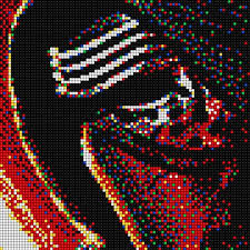 0849 Pixel Art 9 Star Wars Quercetti Point De Croix Perles Hama Perle