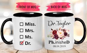 Miss Mrs Ms Dr Phd Mugfunny Doctor Mugnew Doctor Etsy Gifts In A Mug Birthday Mug Mugs