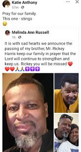 Prayers & Condolences to Rickey Smiley