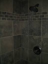 Porcelain Slate Bathroom In Fort Collins Maybe Too Dark For The Small Vt Bathroom May Want To Look At Lighter Slate Bathroom Tile Tile Bathroom Slate Tile