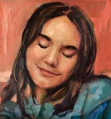 A Moment of Quiet" oil 20x20