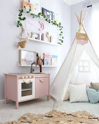 Pretty Pink Play Kitchen From Ikea White Teepee We Love This At Little Mashies Headquarters Little Speelkamer Kinderen Kinderkamer Kindermeubelen