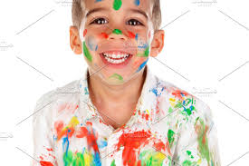 funny boy with hands and face full o funny boy face aztec design background