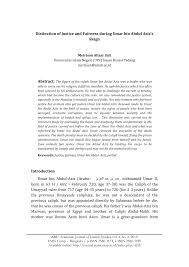 Pdf Distinction Of Justice And Fairness During Umar Bin Abdul Aziz S Reign