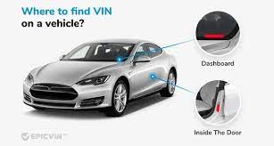 How to find your vin number. Where To Find Vin Blog Epicvin