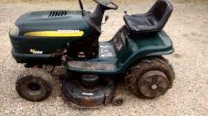 What is the manual for a craftsman lawn mower? Craftsman Lt1000 Lawn Tractor Review Youtube