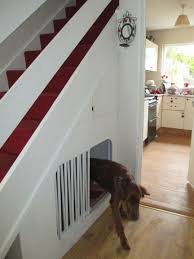 Dog Door Under Stairs Dogdoorunderstairs Dog Rooms Dog House Dog Houses