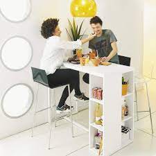 table de cuisine haute blanche highway table a manger haute table salle a manger table haute cuisine