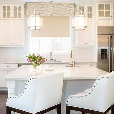 About a stool aas32 zum kleinen preis hier bestellen. White Leather Studded Kitchen Counter Stools Design Ideas