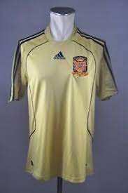 Wieder einmal sollte frankreich lange brauchen, bis man die partie für sich entscheiden konnte. Spanien Trikot Gr M Adidas Jersey 2008 Em Wm Spain Shirt Gold Ebay