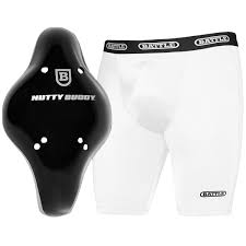 Battle Sports Science Adult Nutty Buddy Compression Shorts W Trophy Cup White