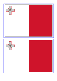 In the upper left corner of the white color field the george. Malta Flag Download This Free Printable Malta Template A4 Flag A5 Flag 8 And 21 Flags On One A4page Easy To Use In Flag Printable Malta Flag Flag Template