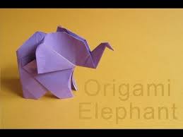 Touch device users, explore by touch or with swipe gestures. Origami Elephant Elefante De Papel Youtube