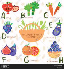 Names of fruits starting with 'i': Very Cute Alphabet Vector Photo Free Trial Bigstock