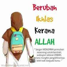 Sesungguhnya allah tidak akan mengubah nasib sesuatu kaum sehingga mereka mengubah keadaan yang ada pada diri. Ummu Awfiya No Twitter Tajdid Niat Berubah Kerana Allah Bukan Manusia Moga Istiqamah Http T Co Fyzazxw50w