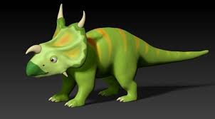 94 free images of cartoon dinosaur. 3d Model Cartoon Green Dino Cgtrader