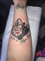 Birth Year Tattoo Designs On Leg My Tattoo I Got For My Daughter Miya Grace Born 12 29 16 At 9 16 Am Tattoos For Daughters Tattoos For Kids Tattoo For Baby Girl
