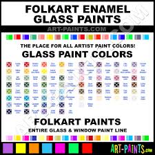 Folkart Enamels Glass And Window Paint Colors Stains Inks