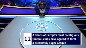 The forming of a new breakaway european soccer super league has set the sport's world on fire. Un45uupznoafdm
