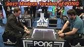 The cord comes out of one of the legs of the table, on the inside. The Men S Cave Atari Pong Coffee Table Youtube
