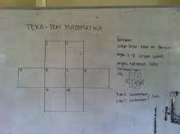 Anda harus berhati hati dalam menjawab jawaban tersebut… jawaban akan saya tulis pada hari jumat, 15 februari pukul 9 pagi…. Teka Teki Matematika Bayufwiranda