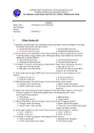 Dalam hal terjadi pemutusan hubungan kerja (phk), perusahan wajib memberikan uang pesangon. Soal Ujian Pilihan Ganda Masnurul