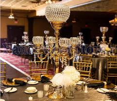72 tall x 34 depth x 34 width. 88cm Tall Crystal Gold Candelabras Candle Holder Flower Stand Table Centerpiece Wedding Decoration Candle Holders Aliexpress