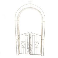 Arche De Jardin Lila Style Fer Forge Ecru