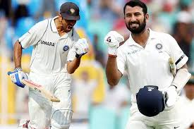 Pujara (second from right) learned not just technique and temperament from dravid. How Rahul Dravid Never Looked Slow Even With Strike Rate Slower Than Cheteshwar Pujara India Com