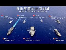 訓練】日米英蘭加共同訓練（PACIFIC CROWN21） - YouTube