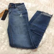 1822 Denim Step Hem Skinny Jeans 25 Nwt