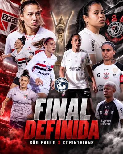 CONFRONTO DEFINIDO! 🔥🏆 A grande final do #BRASILEIR&Atilde;OFEMININO est&aacute; definida: 🔴⚪⚫ S&Atilde;O PAULO X CORINTHIANS ⚫⚪ As Soberanas e as Brabas v&atilde;o frente a frente na decis&atilde;o pelo t&iacute;tulo nacional. Promessa de