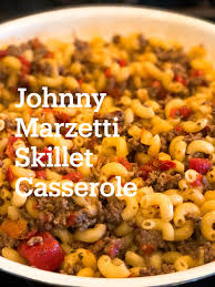 Johnny Marzetti Skillet Casserole The Sweet Cucina Recipe Johnny Marzetti Dinner Party Recipes One Pot Meals