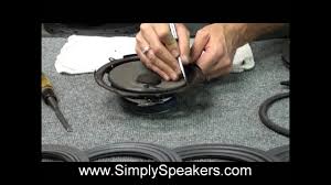 **you will need to cut the cone at the first crease, remove the original surround, and glue on the foam surround**. Toyota Jbl Speaker Lifetime Cloth Edge Repair Replacement Kit 86160 Ac180 Avalon Clsk 8m Toyota