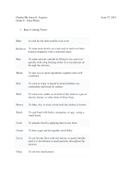 Cooking terms can be a little confusing so i have provided these pages of definitions for frequently used . Basic Cooking Terms