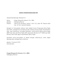 Untuk dikukuhkan sebagai pkp bagi wajib pajak badan (perusahaan), terdapat beberapa surat pernyataan (unduh di sini) bermeterai dari salah satu pengurus cabang yang menyatakan kegiatan. Surat Pernyataan Non Pkp Pdf