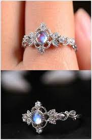 Gorgeous Antique Art Deco Blue Moonstone Promise Ring Beautiful Jewelry Jewelry Pretty Jewellery