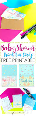 Shop our selection of designs from zazzle now! Baby Shower Thank You Cards Free Printable