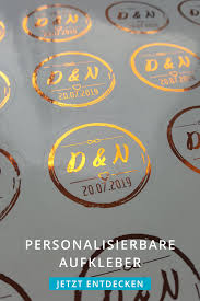 Mit unseren selbstklebenden stickern einfach und unkompliziert individuelle lösungen für jeden bedarf entwerfen! Personalisiert Aufkleber Selber Machen Hochzeit Aufkleber Aufkleber