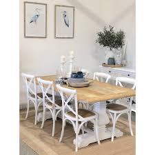 This is some of my favorite wood for reclaimed table tops. Breeze Dining Table With White Base 200cm Humble Home