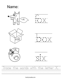11 letter words · xylographic . Trace The Words With The Letter X Worksheet Twisty Noodle