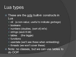 References 1 Programming In Lua 2 Nd Ed Roberto Lerusalmschy Chapters Lua Reference Manual Included In Lua Installation Or Online Ppt Download