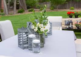 Beautiful details like the textured flower tablecloth, mini pink teapots at each place setting, and cascading centerpieces make the. Modern Rustic Bridal Shower Home With Holliday