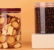 Sale Empty clear 710ML 940ML Chocolates Cookie Nuts Jars Dried Fruit Pastas  Packaging Air-tight Screw Cap Plastic Jar with Lids