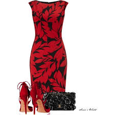 Red And Black 2 In 2020 Red Cocktail Dress Knee Length Cocktail Dress Fashion